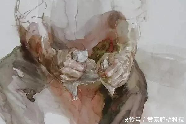  『画家』法国画家的灰调水彩画,太有质感啦