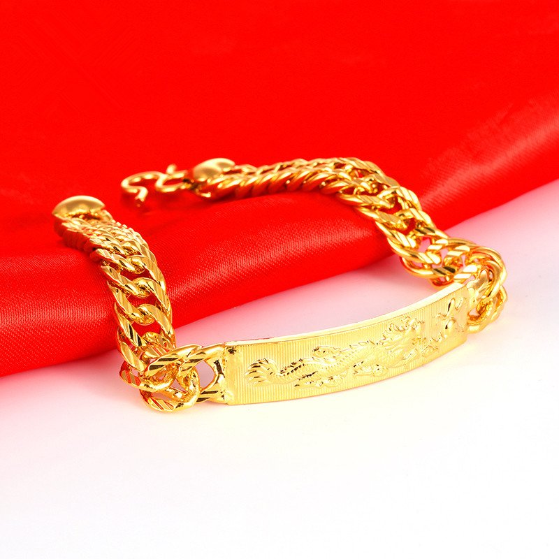 沙金与黄金分辨不清?今年流行这些男士沙金首饰，果然霸气又体面