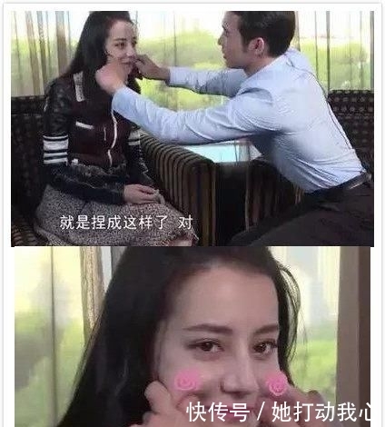 #忍不住#明星被“捏脸杀”:杨幂刘诗诗脸变形,赵丽颖的圆脸总让人忍不住