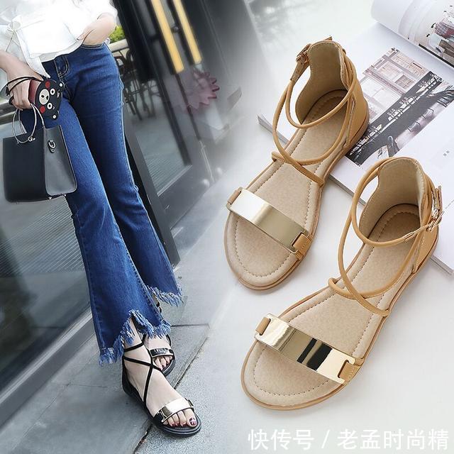  【平底凉鞋】时髦绑带凉鞋，穿出你的女王范儿！