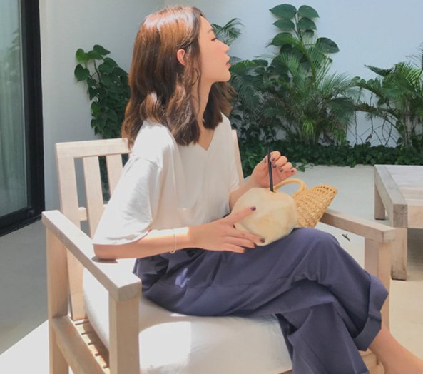 再穷也要买的阔腿裤套装，夏天穿凉快又好看，美得让你不情愿脱下