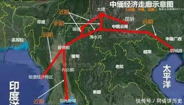 如果修通中缅铁路，那么云南将直面印度洋，实力超过广东将不是梦