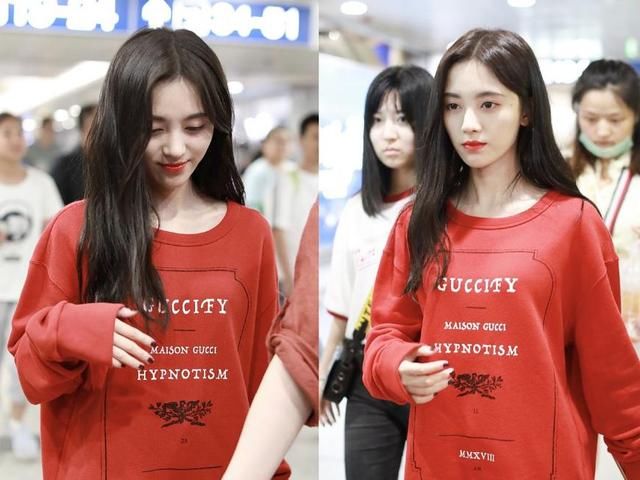 159cm鞠婧祎把卫衣穿成连衣裙，小个子女生想显高就该这么穿！