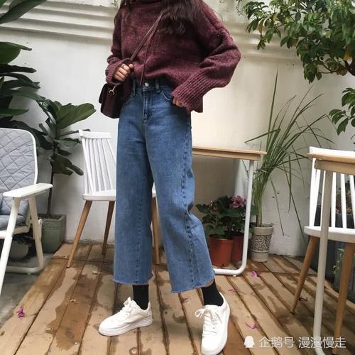秋天忽冷忽热不必烦恼，这几款复古“牛仔裤”就能穿出逆天长腿！