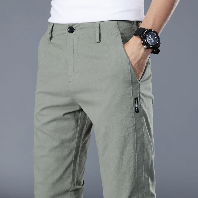 有钱男人都不穿紧身裤了，现在都流行这样穿，抠门老公一下买5件