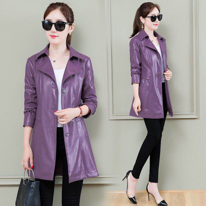 等我发工资了，一定要买这件“皮衣外套”，十件风衣都抵不上它美