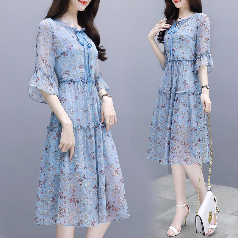 真刷新了我的认知!这连衣裙真能改变我的气质，洋气清新美丽吸睛