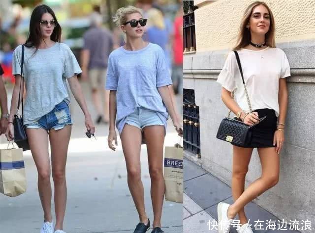  宽松■这样穿，教你把 ‘腰线’ 显出了！