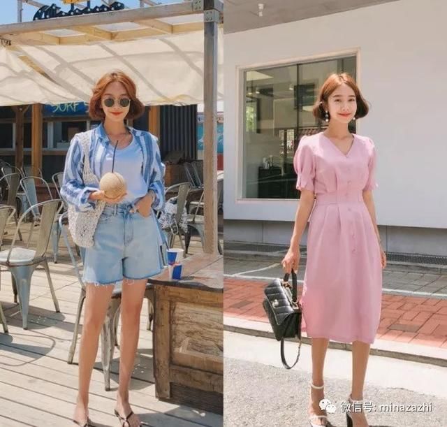 36度的天该怎么穿？40套清新or淑女or帅气的韩系chic穿搭 照着穿