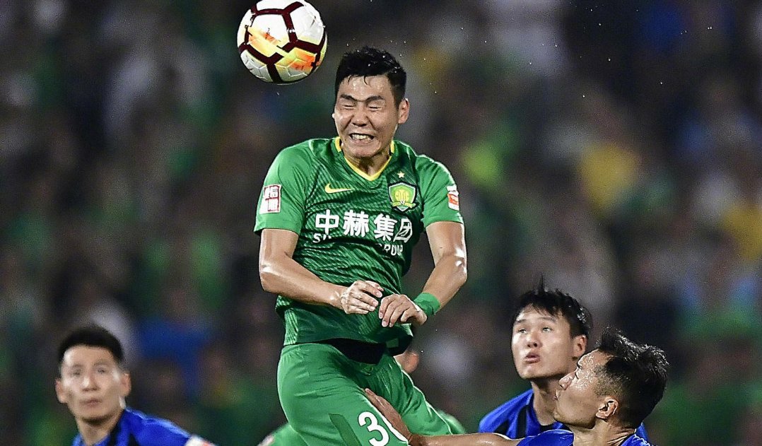 中超第17轮北京中赫国安3:1战胜江苏苏宁,国安