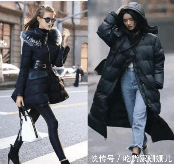 显得■女人身高低于155cm, 冬天穿羽绒服时,建议搭配3双鞋,显高又时髦