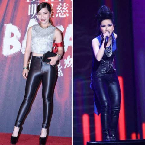 邓紫棋扔掉往日的“皮裤”，裙子开叉那么高能不能遮住？网友注意