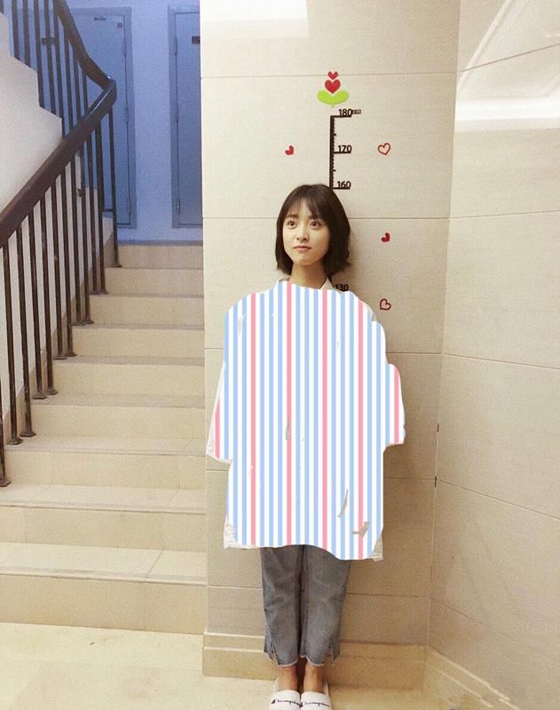 沈月五五分装扮经常被吊打，学会高腰穿法的她显高显气质好不好