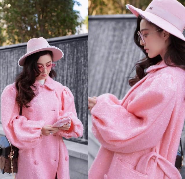 厉害了范冰冰!一身粉色打扮装嫩成功，网友感叹:真少女无疑了!