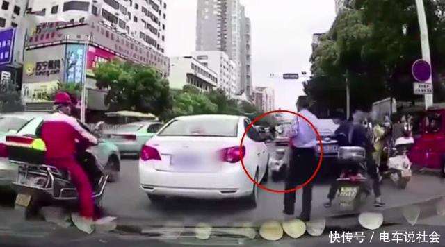 交警被曝疑似“碰瓷执法”? 当事车主拍视频澄清事情真相