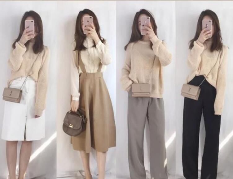 『半身裙』女孩子穿衣服一定要学会颜色搭配,快快收藏起来吧