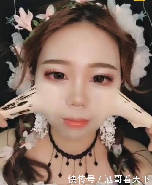 卸妆以后的女生不看不知道一看吓你一大跳