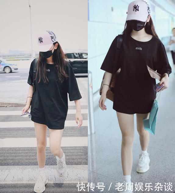 20岁杨超越晒近照，穿超短裤大秀长腿，网友：把郑爽都比下去了