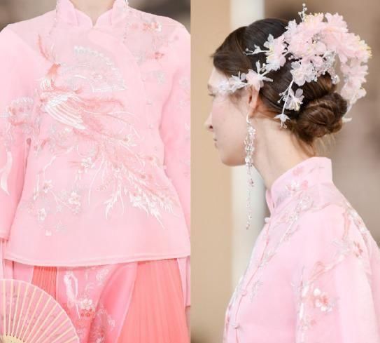  美妙■清新瑰丽中国风Heaven Gaia高定礼服：美妙无双，灼若芙蓉出渌波