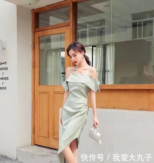  韵味：米白色连衣裙，时尚优雅，彰显东方女性韵味！