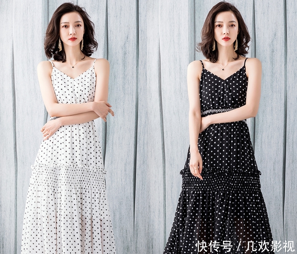  『轻松』经典的“真丝连衣裙+高跟鞋”搭配，轻松打造女性高贵魅力！
