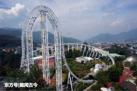 日本最可怕的过山车，随时能吓出心脏病，没几个人敢坐第二次！