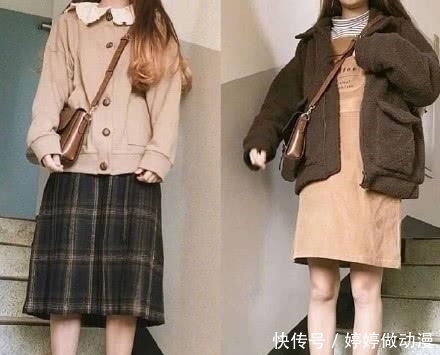  #气质#充满淑女气质的初春穿搭，温柔针织衫＋半裙，一起甜美的过春天吧