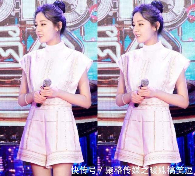 被迪丽热巴的造型给雷到了！除了双腿够惊艳，还有身上的连体裤