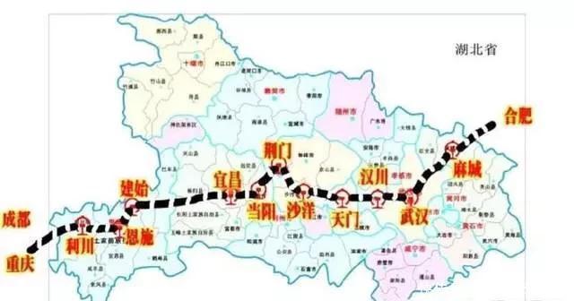“沿江高铁”规划出炉, 总长约1040公里, 湖北段是不是取消了