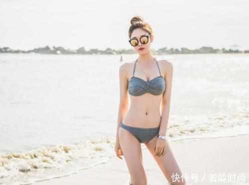 沙滩比基尼泳衣美女，泳衣就该这么穿 ，展现自己的美！