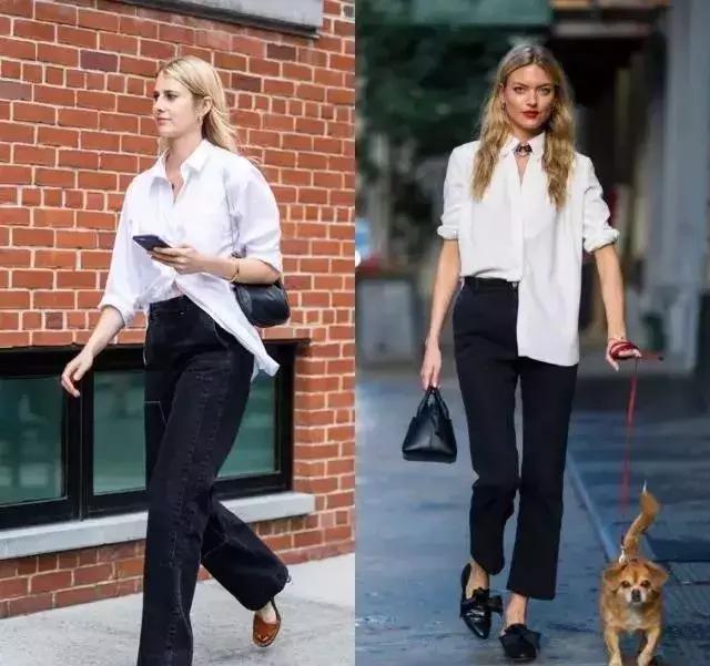 『真丝衬衫』40岁的女性,在春天搭配衬衫显得知性又优雅