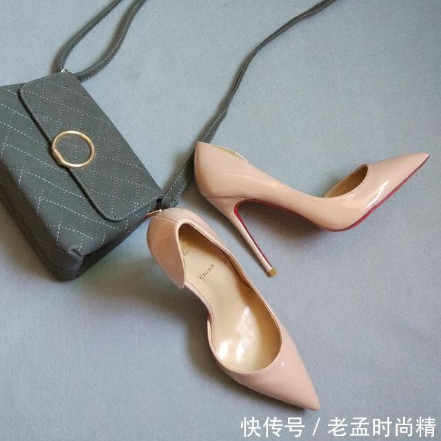 「金属方扣」让女人爱的无法自拔的漆皮高跟鞋,性感撩人的高跟,分分钟女王范!
