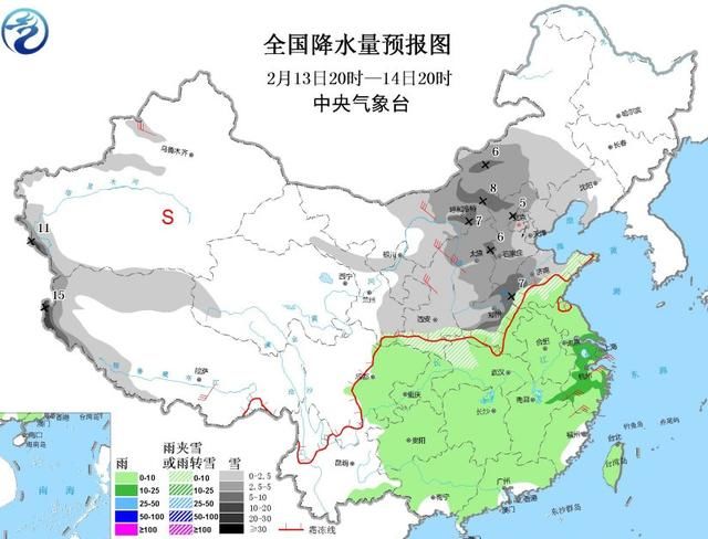紧急！北方降雪突袭！中雪+大雪+暴雪！12~15日下列区域大雪连天
