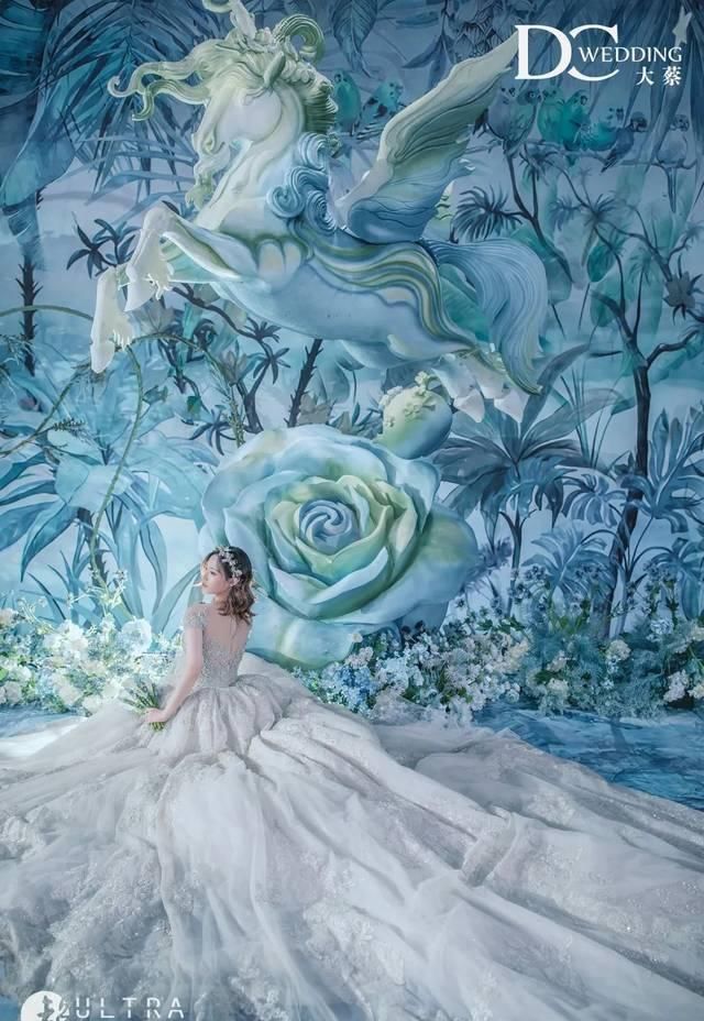  #春天#来自童话的梦幻婚礼，让想象力在浪漫中展开，专属春天的温柔