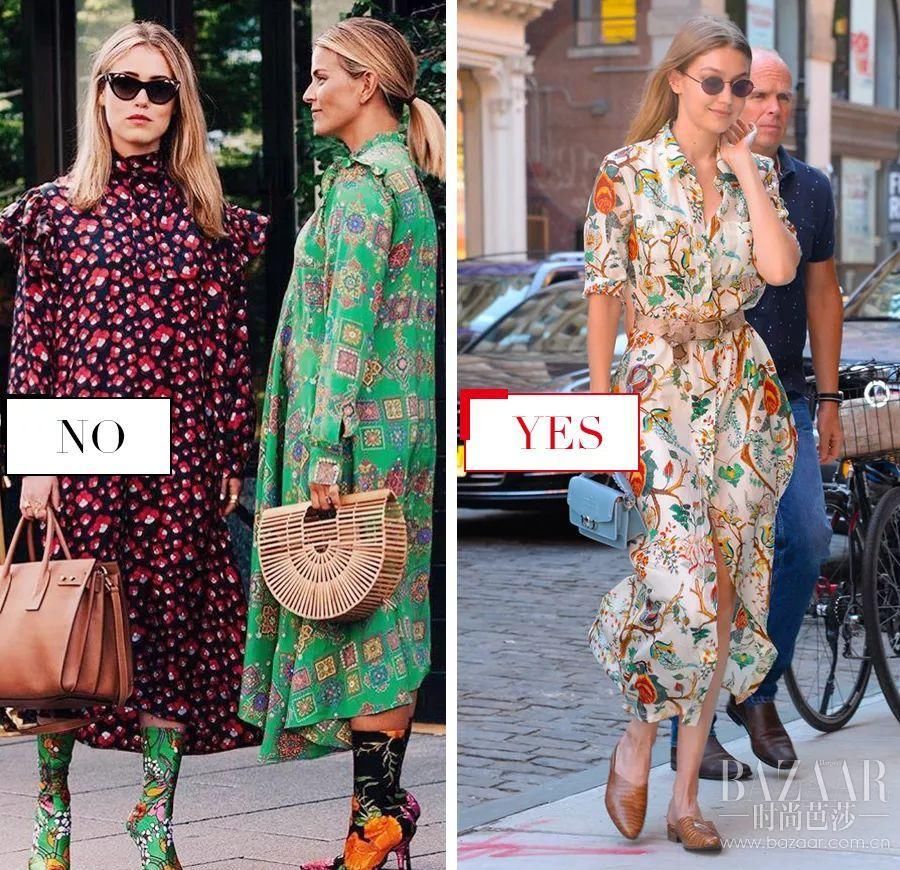 印花搭配通用指南:这个夏天如何美得艳而不俗?