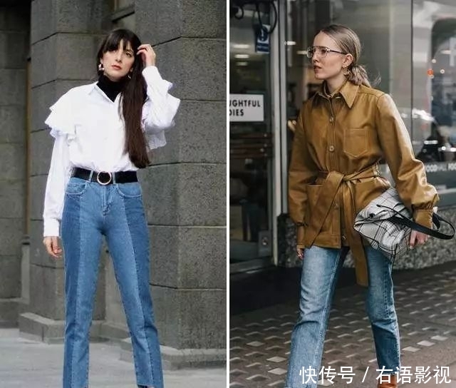 春天■乍暖还寒的春天,你需要用牛仔裤+短靴来应对,想不时髦都有点难