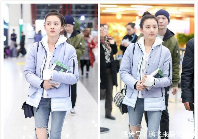 宋祖儿的牛仔裤, 普通一般人却难以驾驭, 网友 腿细果然是王道