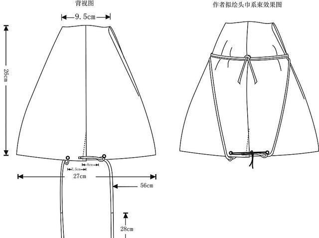 「巾带」宋明时期流行的头巾和巾帽,款式多样、戴着好看