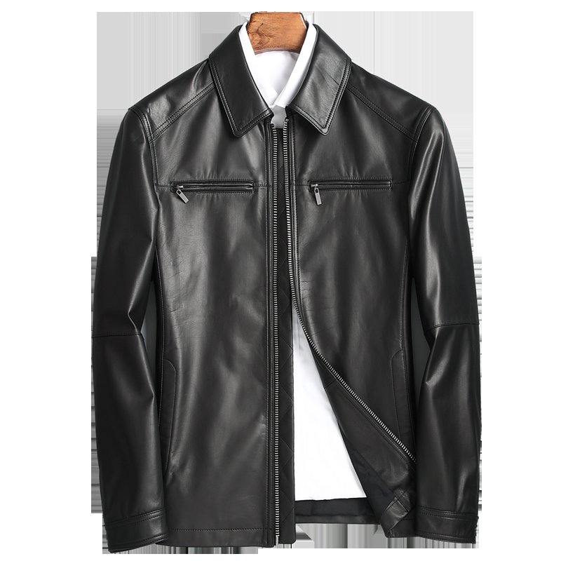 尽显潮流青春范儿的优质真皮皮衣，秋冬穿搭轻松解决