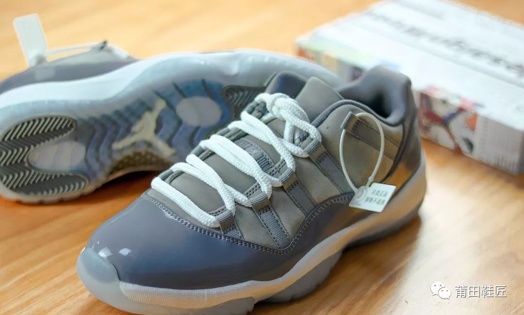#对比#Nike Air Jordan 11 “酷灰” 真假对比!