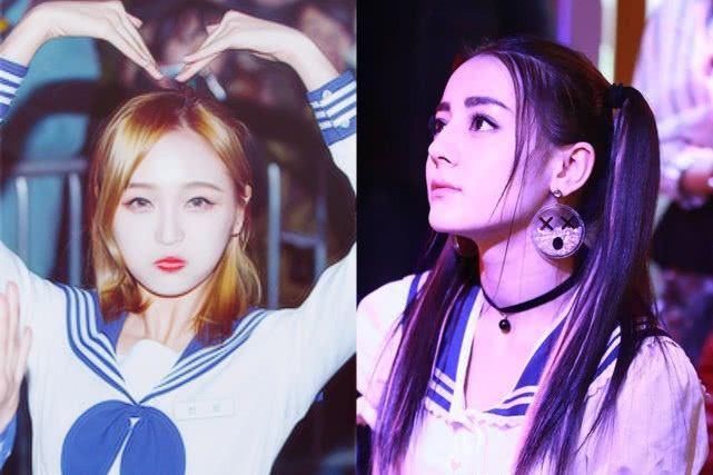 火箭少女门面担当吴宣仪撞衫热巴透视装，被网友吐槽像买家秀