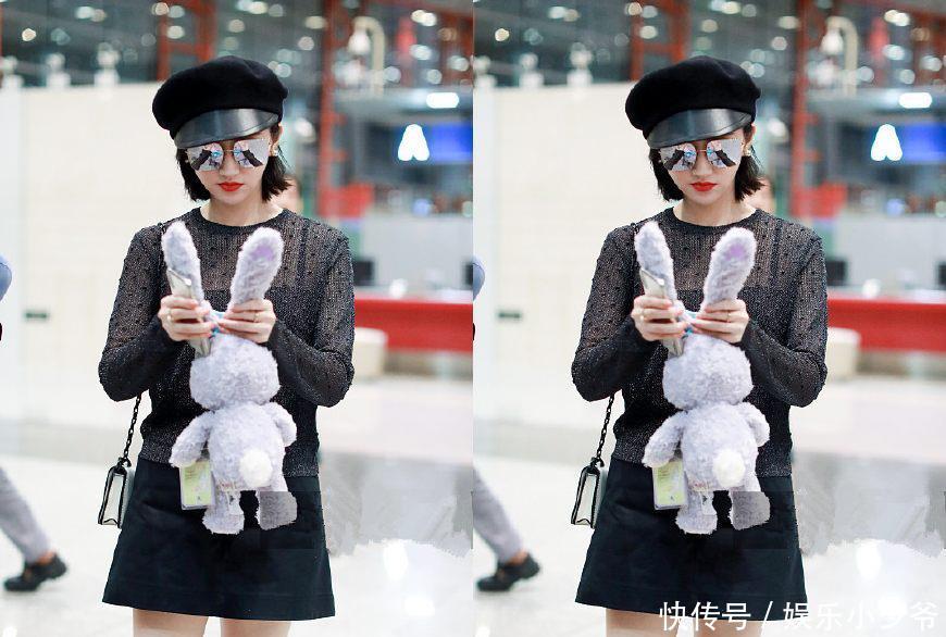 30岁景甜真性感！穿透视衣搭短裙甜美妩媚，网友：张继科眼光好