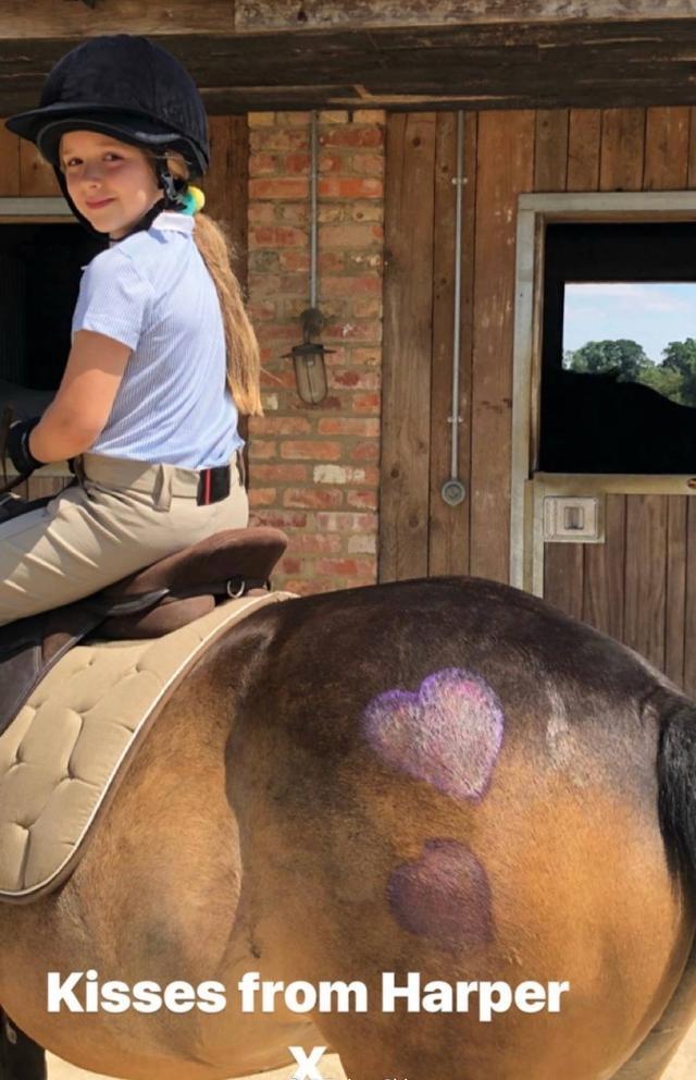 贝克汉姆为小七庆生，别看才7岁，一身帅气搭配颇具妈妈贝嫂风范