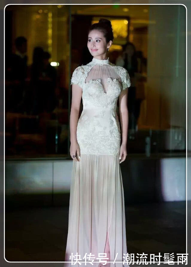颖儿越来越有韵味了!身穿旗袍大秀东方美,这气质简直了!