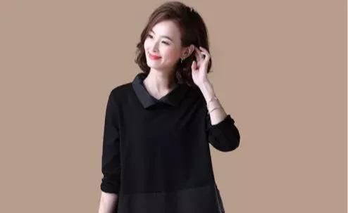 『气质』肩宽体胖的女人,咬咬牙拿下这“假两件”,不吹,拜年穿瘦美嫩