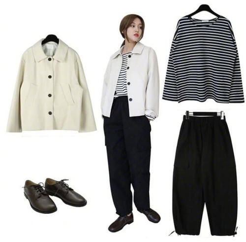  「色阔腿裤」适合春日通勤优雅look，干练利落！谁会不爱呢？