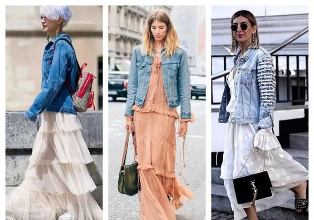  「搭配算」大衣早该收起来了，今年时髦精都在穿“牛仔外套”，轻松美到犯规