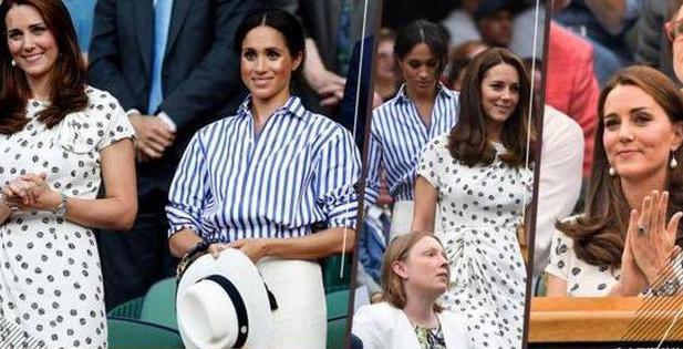 梅根凯特两大王妃同框，穿搭风格迥异，到底谁才是“最佳王妃”？