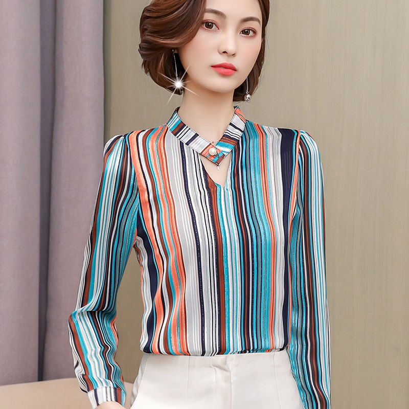 四五十女人，入秋别乱穿!推荐这，小衫配阔腿裤，遮肉减龄还百搭