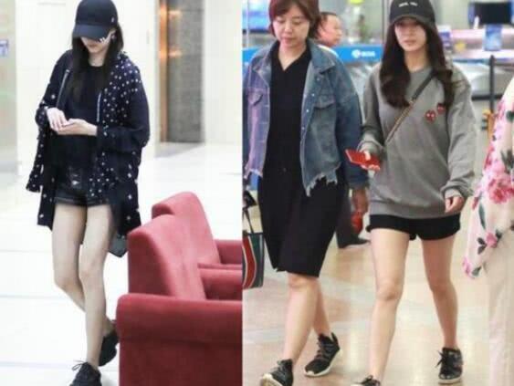 20岁关晓彤秀腿，26岁热巴秀腿，网友：鹿晗眼光果然没毛病！